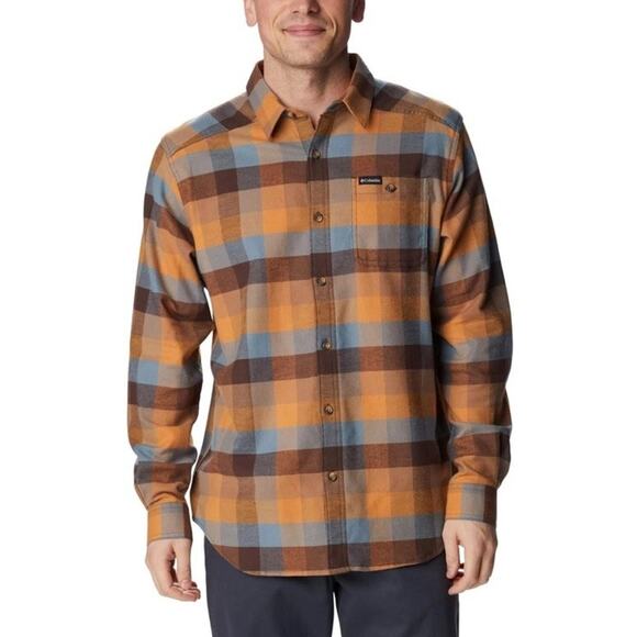 Columbia Men's Cornell Woods Flannel Long Sleeve Shirt, Size XXL NEW NWT - Picture 1 of 7